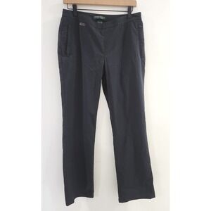 Lauren Active Ralph Lauren Navy Blue Mesh Ankle Zip Straight Leg Pants Womens 6